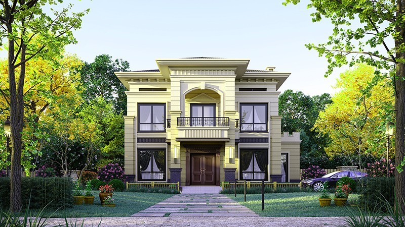 射洪中式合院住宅，开放庭院与邻里乡亲更亲近